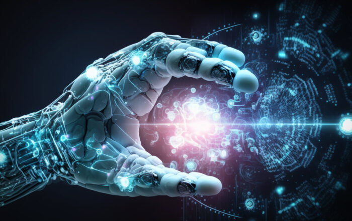 Illustration of AI integrated into Marketing