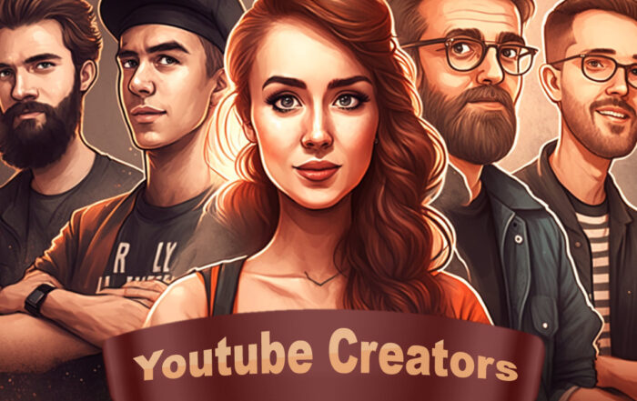illustration of youtube.com content creation as a business model