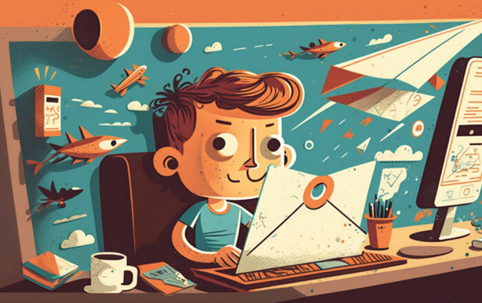 illustration of email marketing