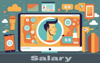 illustration of content marketing strategist salary
