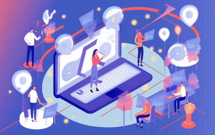 illustration of marketing activity