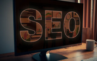 illustration title of search engine optimization