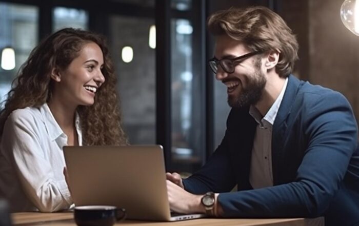 Illustration of business meeting