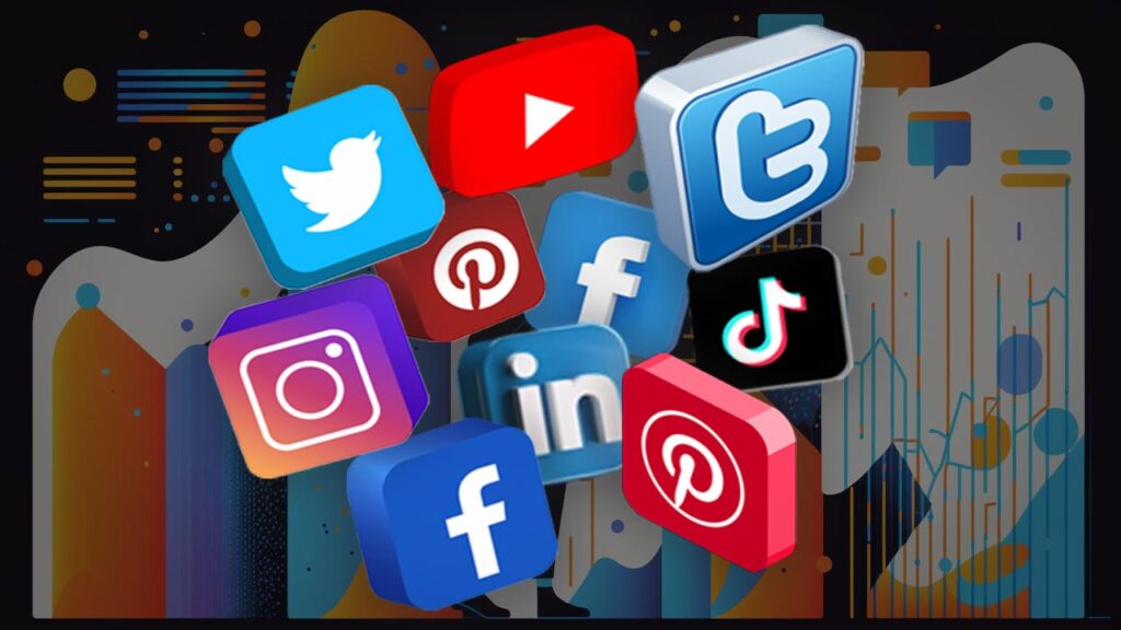 Illustration of Social Media Marketing
