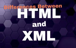 What are the differences between HTML and XML