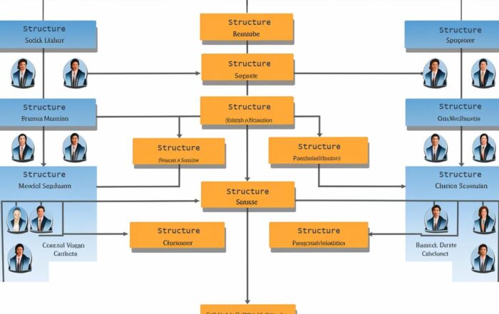 Illustration of Business Structure