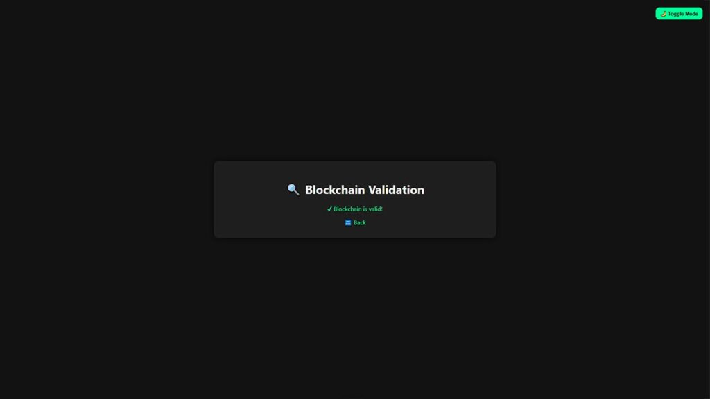 personal blockchain project