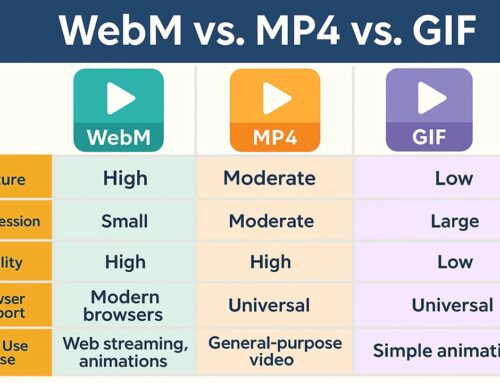 WebM vs MP4 vs GIF