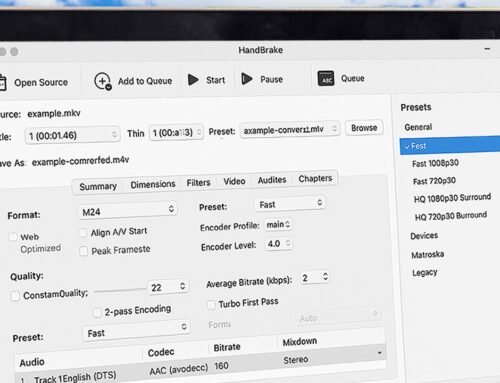 HandBrake Video Codec Conversions