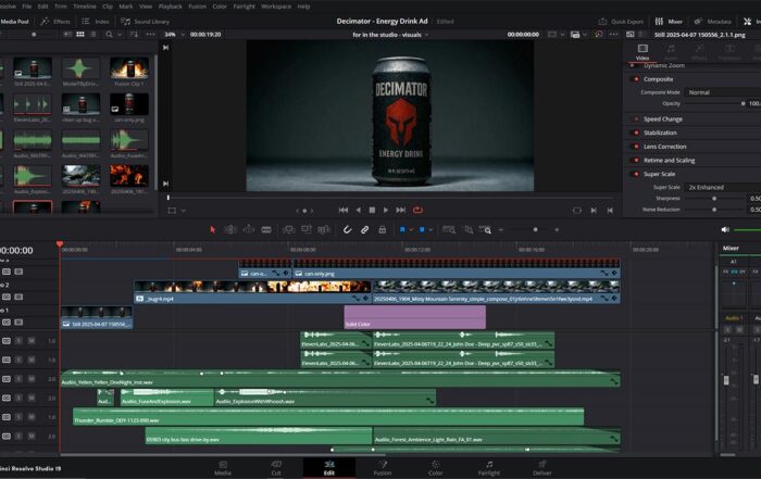 video editing