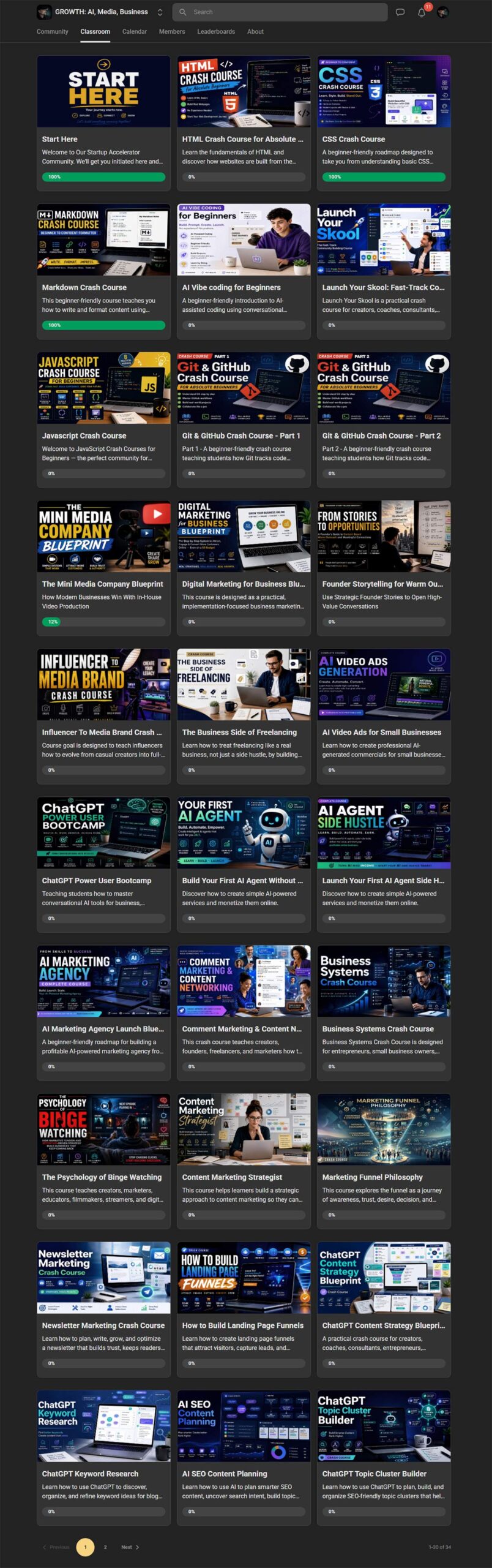 601MEDIA Courses