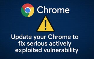 Emergency update for Chrome