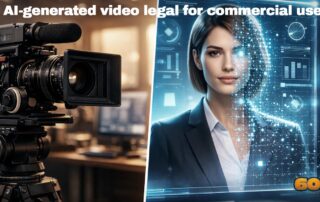 Is AI-generated video legal for commercial use