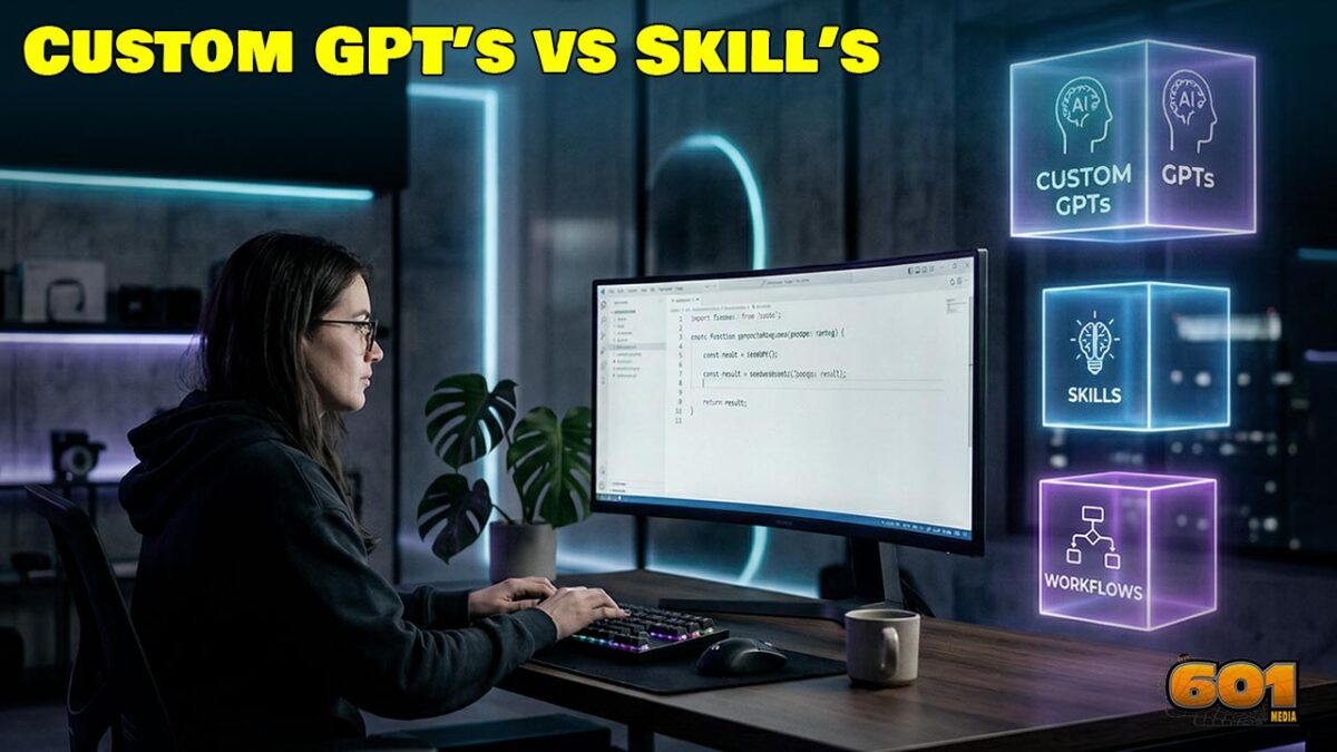 Skill Customs Custom GPT's vs Skill's - 601MEDIA