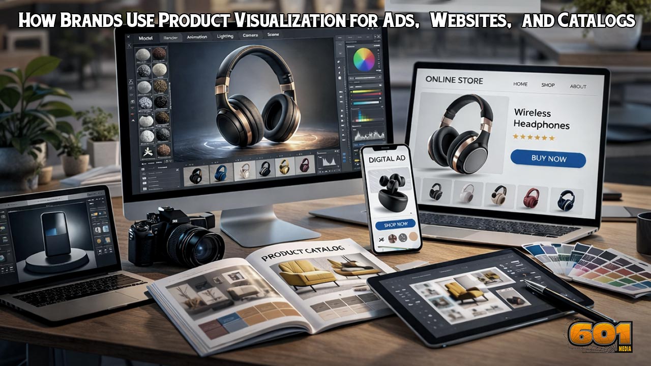 How Brands Use Product Visualization for Ads Websites and Catalogs